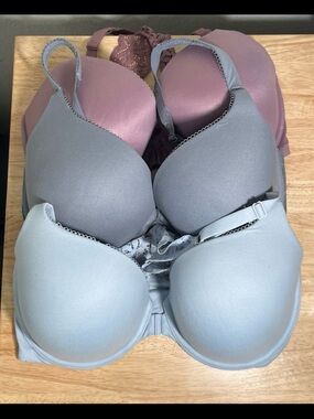 Victoria’s Secret Body by Victoria Racerback Perfect Shape Bra 34DDD Lot of 3